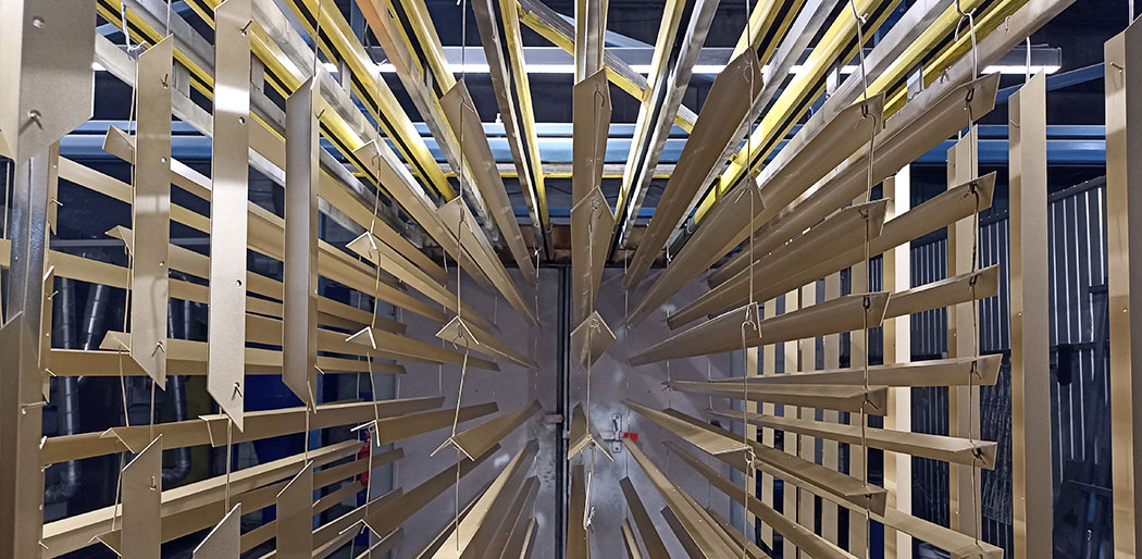 ➤ Порошковая покраска профиля