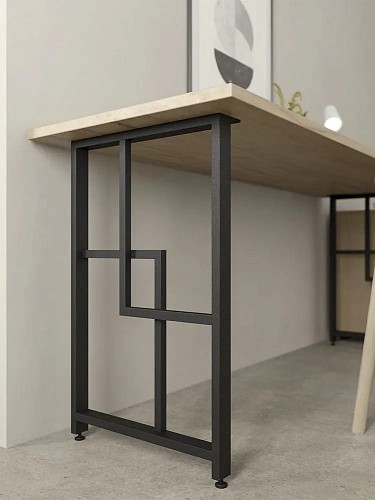 Опоры для стола, 20х40, муар черный мат Опоры для стола, 20х40, муар черный мат