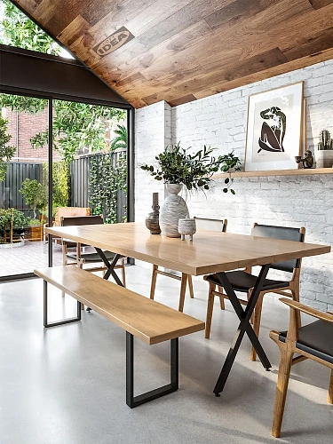 Подстолье Х, 2 опоры, 20х40, муар черный мат Подстолье Х, 2 опоры, 20х40, муар черный мат