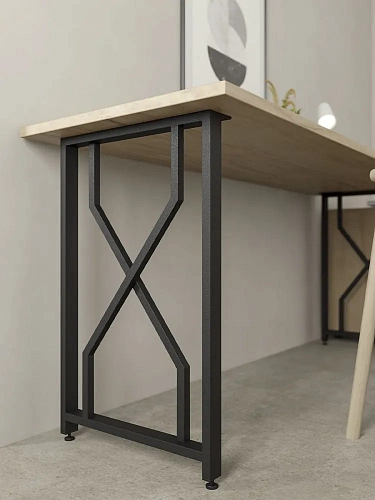 Опоры для стола, 20х40, муар черный мат Опоры для стола, 20х40, муар черный мат